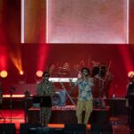 Haricharan Instagram - Some beautiful Captures from the @itsyuvan show at the @expo2020dubai Last Sunday. It was Unreal to perform with the Man himself after so many years. His Vibe is Infectious. The Crowd at the concert was just amazing. Shot by @stuwilliamsonphotography❤️ This was when we performed the Latest hit #meherzylaa from #Maanadu . #yuvan #haricharan #yuvanism #expodubai #Tamil #btos