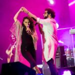 Haricharan Instagram - #thulithulimazhaiyai☔️ or #chiruchiru is Indeed a Pivotal Song amongst the many which I have recorded in Movies. And I did perform it at the @itsyuvan concert at @expo2020dubai Recently with the Amazing @thetanvishah with an amazing Band Lead by @aalaapraju . Tanvi was gracious enough to accept to do a Swirl with me 🤪🤪 and we had just 4 bars of music to do that. Quite a Dare. ☺️ All gratitude to U1 and #namuthukumar sir for giving me this beautiful tune. #yuvan #yuvanism #haricharan #btos #paiyya Pics Captured Beautifully by @stuwilliamsonphotography Jubilee Park Expo 2020
