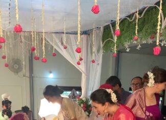 Harshika Poonacha Instagram - It’s my brother’s wedding 💕💕💕 Pls bless this beautiful couple, My handsome Anna @cchengappa and his beautiful bride @varsha_pallavi a lifetime of happiness and good health 💕 . . . . With me present my beautiful sista @sapna_erappa and my Pappa’s cutie twin sister Rani maami 🥰 Video credits :My cutest nephew @maanav_medappa_16 PS : Thankyou #satishbava for the guest appearance in this beautiful video 🤗 you are the best 😊 #kodavawedding #kodagu #firstcousin #gowji #mangala #annandamangala #uddapanda @cchengappa weds @varsha_pallavi 💕 Ammathi Kodava Samaj