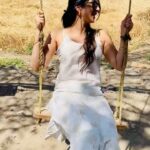 Harshika Poonacha Instagram - ♥️♥️♥️ I love the swing and the song 🥰 Shirdi Sai Baba Maharashtra