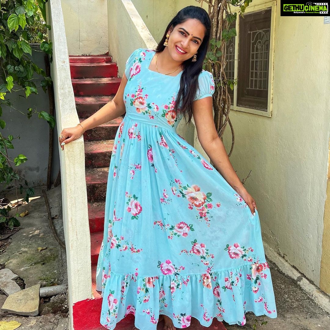 Himaja Instagram - Just Be U .. It makes you Special 😇 Dress By @manasa_fashionhub ❤️#dresses