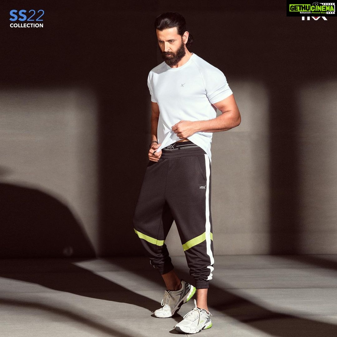 Hrithik Roshan Instagram - Check your summer fitness goals with @hrxbrand's new SS22 Collection. The collection is now YOURS to own. #KeepGoing