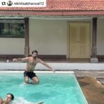 Huma Qureshi Instagram - Other women are making hot reels in the pool .. me meanwhile 😹😹😹 #goofing #fam #decompress