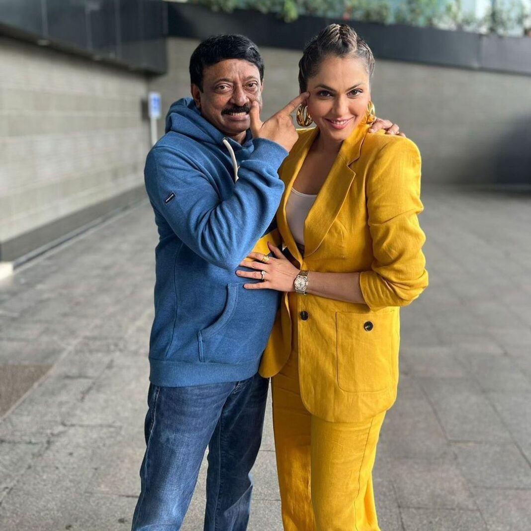 Isha Koppikar Instagram - Reunited with my director @rgvzoomin after 20 years of Khallas! #Dhahanam releasing tomorrow on @mxplayer #ramgopalvarma #ishakoppikarnarang #actordirector #khallasgirl #khallas #newshow #webseries #mxplayerwebseries #actor #director #showtime