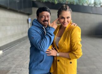 Isha Koppikar Instagram - Reunited with my director @rgvzoomin after 20 years of Khallas! #Dhahanam releasing tomorrow on @mxplayer #ramgopalvarma #ishakoppikarnarang #actordirector #khallasgirl #khallas #newshow #webseries #mxplayerwebseries #actor #director #showtime