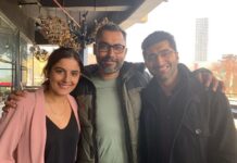 Isha Talwar Instagram - Khaana hamesha mazze lekar khao aur parents ko mat satao- here’s my take away from Sharmaji jo kaafi Sweet nikle:) When the last “Meet the parents” scene was being shot,I told Sharmaji -aap please cue dena,that way I can play off your energy ! He was so irritated and amused with the word energy and cracked a joke with Hitesh implying yeh new age actors kaafi uljhe hue hain ! 😂But he stayed and gave me all the cues😋 @suhailnayyar and @taarukraina have been the sweetest co-actors and just like the film all we did is crack up !!!! Moving on to the captain of the ship that sunk many times but this man persevered and how @hiteshbhatia79 Thank you for personally conducting mine and Suhail’s audition and then finally making us a part of your story ! Nothing is possible without team effort and a big thank you to the folks who made it happen ! If your still reading,watch the film on Amazon prime ✨ #sharmajinamkeen #behindthescenes #dilli