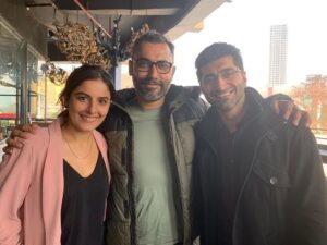 Isha Talwar Instagram - Khaana hamesha mazze lekar khao aur parents ko mat satao- here’s my take away from Sharmaji jo kaafi Sweet nikle:) When the last “Meet the parents” scene was being shot,I told Sharmaji -aap please cue dena,that way I can play off your energy ! He was so irritated and amused with the word energy and cracked a joke with Hitesh implying yeh new age actors kaafi uljhe hue hain ! 😂But he stayed and gave me all the cues😋 @suhailnayyar and @taarukraina have been the sweetest co-actors and just like the film all we did is crack up !!!! Moving on to the captain of the ship that sunk many times but this man persevered and how @hiteshbhatia79 Thank you for personally conducting mine and Suhail’s audition and then finally making us a part of your story ! Nothing is possible without team effort and a big thank you to the folks who made it happen ! If your still reading,watch the film on Amazon prime ✨ #sharmajinamkeen #behindthescenes #dilli