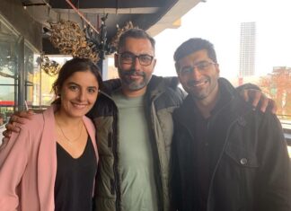 Isha Talwar Instagram - Khaana hamesha mazze lekar khao aur parents ko mat satao- here’s my take away from Sharmaji jo kaafi Sweet nikle:) When the last “Meet the parents” scene was being shot,I told Sharmaji -aap please cue dena,that way I can play off your energy ! He was so irritated and amused with the word energy and cracked a joke with Hitesh implying yeh new age actors kaafi uljhe hue hain ! 😂But he stayed and gave me all the cues😋 @suhailnayyar and @taarukraina have been the sweetest co-actors and just like the film all we did is crack up !!!! Moving on to the captain of the ship that sunk many times but this man persevered and how @hiteshbhatia79 Thank you for personally conducting mine and Suhail’s audition and then finally making us a part of your story ! Nothing is possible without team effort and a big thank you to the folks who made it happen ! If your still reading,watch the film on Amazon prime ✨ #sharmajinamkeen #behindthescenes #dilli