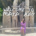 Janani Iyer Instagram - Paradise Found! 😍 @pickyourtrail @larkholidays_thailand Outfit- @thehazelavenue #mayabay #phiphiisland #vacation #thailand #beach #island #instapic #explore Phi Phi Island, Thailand