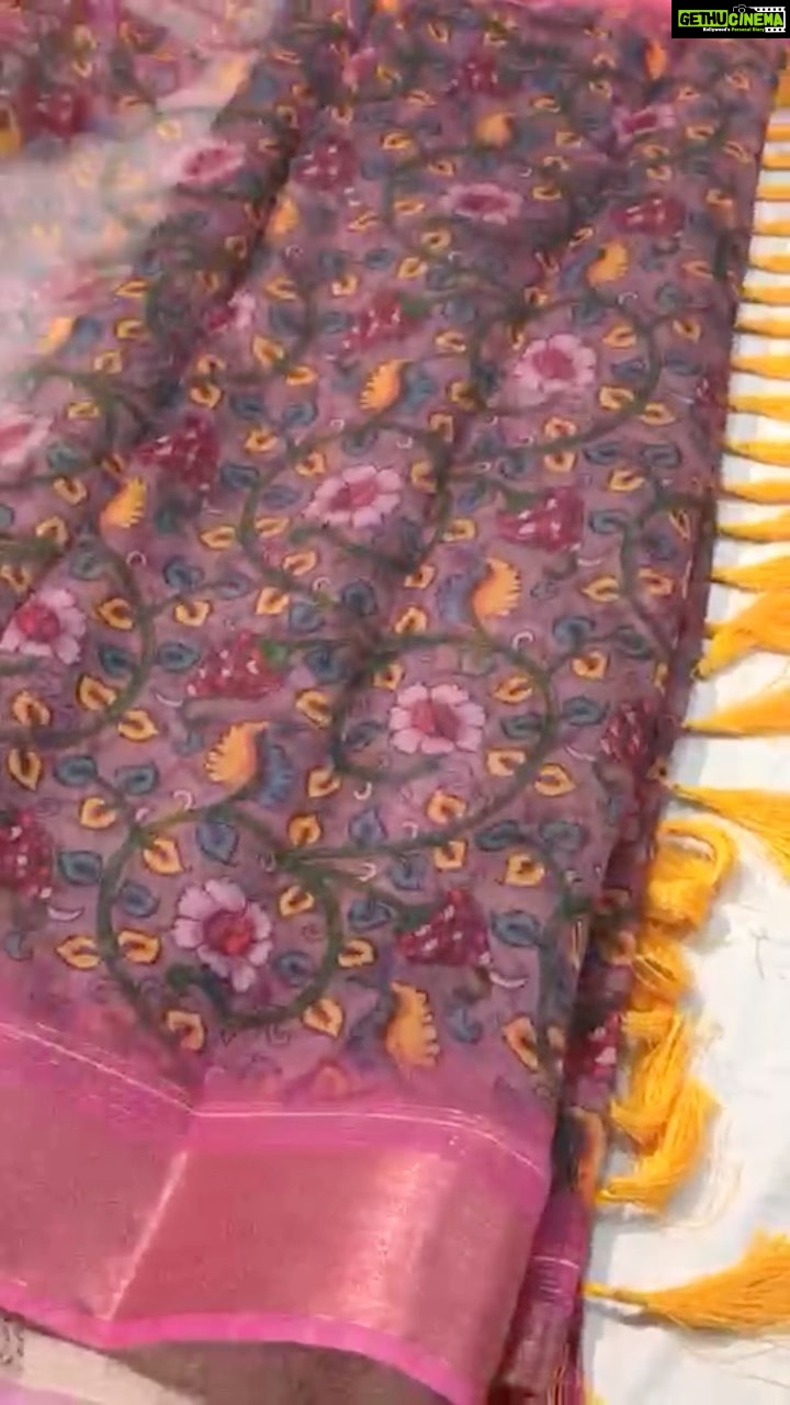 Joy Crizildaa Instagram - Kalamkari 💖 To place an order Kindly DM ! ❤️ Disclaimer : color may appear slightly different due to photography No exchange or return Unpacking video must for any sort of damage complaints Threads here and there, missing threads,colour smudges are not considered as damage as they are the result in hand woven sarees. #joycrizildaa #joycrizildaasarees #handloom #onlineshopping #traditionalsaree #sareelove #sareefashion #chennaisaree #indianwear #sari #fancysarees #iwearhandloom #sareelovers #sareecollections #sareeindia
