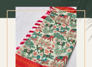 Joy Crizildaa Instagram - Kalamkari ❤️ Soft banarasi silk To place an order Kindly DM ! ❤️ Disclaimer : color may appear slightly different due to photography No exchange or return Unpacking video must for any sort of damage complaints Threads here and there, missing threads,colour smudges are not considered as damage as they are the result in hand woven sarees. #joycrizildaa #joycrizildaasarees #handloom #onlineshopping #traditionalsaree #sareelove #sareefashion #chennaisaree #indianwear #sari #fancysarees #iwearhandloom #sareelovers #sareecollections #sareeindia