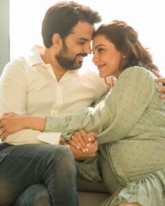 Kajal Aggarwal Instagram - Dear Husband, 

Thank you for being the greatest husband + to-be-dad a girl could ask for. Thank you for being so selfless, for waking up with me almost every night while I had ‘morning’ sickness, for camping out on the couch with me for weeks because it was the most comfy place for me to sleep, for immediately texting the doc and taking me to moms house to put my legs up during the braxton hicks contractions and never hesitating or making me feel bad, for always making sure I’m well fed, well hydrated + comfortable, for taking care of me and lastly for loving me through it all. Before our sweet baby comes, I want you to know how wonderful you are and that you will be an amazing father as well ! 

In the past 8 months, I have watched you become the most loving dad. I know how in love with this baby you are and how much you care already- it makes me feel so lucky that our baby will have a father who loves unconditionally, be there no matter what and have an extraordinary role model to look up to. 

Our lives are going to change drastically, and I’m so grateful for that. We won’t have all the alone time we have now- we won’t be able to go to the movies every weekend, or lay around and sleep + binge watch shows, we probably won’t go out impromptu partying for a while or have as many date nights… BUT we will have a beautiful baby that will fill our hearts with so much joy.

There will be sleepless nights, times we feel sick, times we aren’t feeling ourselves, but this will also be the best time of our life. Things will change but one thing will stay the same and that is how much I love you! I’m blessed to have you by my side for our greatest adventure yet. 
You are going to be the most terrific father and I love the life we live. ❤️