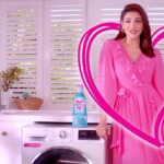 Kajal Aggarwal Instagram - My machine wash specialist – Henko Matic Liquid - my secret to younger looking clothes. @henko_care #Henko #HenkoCare #NoSignsOfAgeing #HenkoMaticLiquid