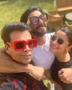Karan Johar Instagram - So much josh and jazbaati jawaani, Pritam ki dhamakedar dhun bhi hai sunani, Garam Dharam ka swag toh dekho Bas humari favourite Jaya ji ki tasveer mat kheencho! Ab unki beshumaar tareef karni hai lazmi, The one and only Shabana Azmi! Aur phir Gucci mein lipta Ranveer as Rocky, Ishq ke ghode pe savaar like an aashiq jockey! Box office ki maharani humari Alia Rani, Kya phir banegi dulhania in this kahaani? In sabka kare aap intezar, We are coming soon to win your ishq wala pyaar! #RockyAurRaniKiPremKahani FEB 10th 2023!❤️❤️❤️