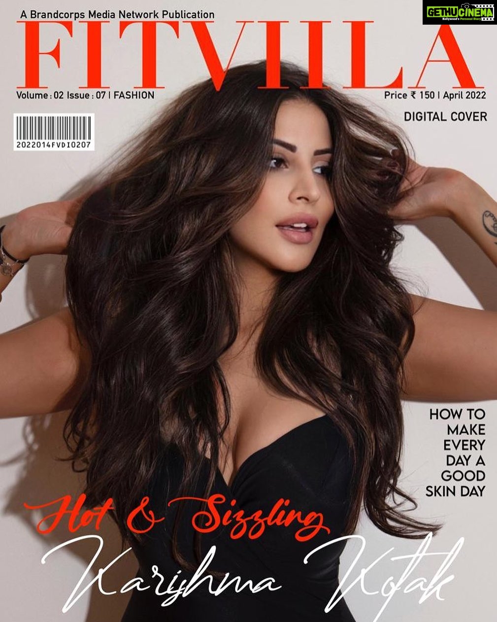 Karishma Kotak Instagram - Cover girl moment!!!- don’t mind if I do ❤️ @fitvillamagazine On the cover: Karishma Kotak Edition: April, 2022 Digital Managing Editor: @inndresh_official Editor: @editorfitvillamagazine Associate Editor: @aanimesh.sood Team: @teamfitvillamagazine Cover designed by: @rahulkohli.official Produced by: @brandcorpsmedianetwork Photographer @nigeldotlondon Hair and makeup by @bellevuehms Outfit @laperlalingerie Artist reputation management - @shimmerentertainment @namita_rajhans_ @lathiwalatasneem #Fitvillamagazine #myfitvilla #fitvilladigitalcover #brandcorpsmedianetwork
