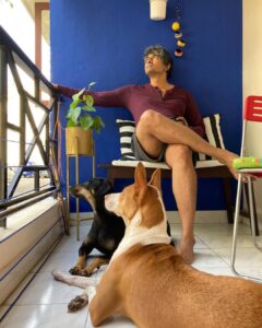 Karthik Kumar Instagram - Happy #worldpetday 
Allow yourself to be adopted by the animals around you. 
My first pet child was Kapaleeswari, a female pug that no one was buying because of “gender”! 
My next two kids are Sky and Shadow. They are Indies and adopting Indies is truly rewarding : they are strong and robust and incredibly loving :) 
Sky has anxiety issues from birth. Shadow fears moving vehicles that are stationary : trust issues for sure! 
A pet child adoption is just one step away thanks to @blue_cross_rescues & @besantmemorialanimaldispensary ❤️