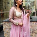 Keerthi shanthanu Instagram - 💕Pink Pink💕 Beautiful #pink & outfit by @_.rubeenavogueofficial._ 💕