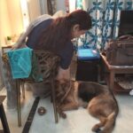 Kushboo Instagram – True love. #unconditional #pure 
Me and my baby.. #NilaSundar ❤️❤️