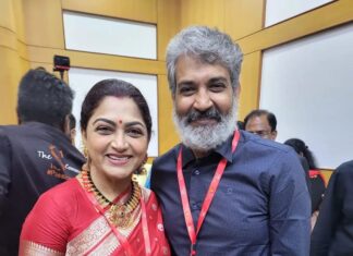 Kushboo Instagram - With the magic man.. #SSRajamouli