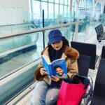 Madhoo Instagram – #airportactivity  new read @jayshetty ❤️❤️❤️ London, United Kingdom