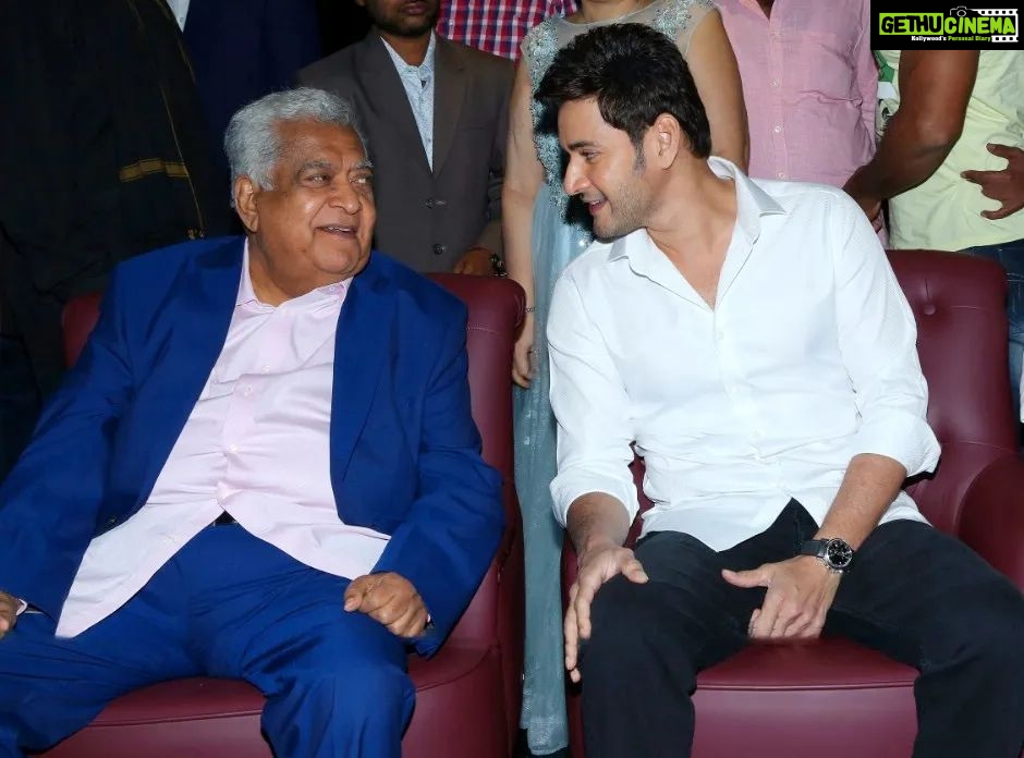 Mahesh Babu Instagram - Shocked and saddened by the demise of #NarayanDasNarang garu. A prolific figure in our film industry.. his absence will be deeply felt. A privilege to have known and worked with him. His vision and passion for cinema is an inspiration for many of us. Strength and condolences to his family and loved ones πππ