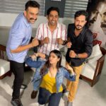 Mamta Mohandas Instagram - 3 days to go #janaganamana in theatres worldwide on 28th April. 🤜 With the boys of JGM Dhruv, Josekutty & Midhun..