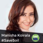 Manisha Koirala Instagram - Actor, Author, Former UNFPA Goodwill Ambassador, Manisha Koirala shares her support for the #SaveSoil Movement. @consciousplanet #Sadhguru #ConsciousPlanet