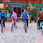Manisha Koirala Instagram – After cycling to #patan I needed rest as that too is super important.. we resumed cycling again but a shorter distance to #budaneelkantha n back n chilling n having #coffee for an easier #bike ride around #ktmcity !!