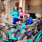 Manisha Koirala Instagram - Enjoying our #morningroutine #cycling #coffeebreak #ebike @siddhartha.koirala @choendenla