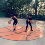 Manisha Koirala Instagram - Our #saturdaymorning playing #basketball after looooong time..#friends #sports @drrashmey @jyoti20091 @priya.singh.thapa @choendenla