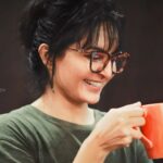 Manju Warrier Instagram - Put your hair up in a bun, drink some coffee and handle it with a smile! ❤️ 📸 @shahid_manakkappady