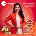 Miya George Instagram - Happy, excited,Proud 🧏‍♀️ Dont knw exactly what word Shud I use to convey my feeling right now.. Its kind of mixed .. Anyway the point is I m joining the prestigious Dance reality show in @zeekeralam DanceKeralaDance DKD as a Judge. I was part of zeekeralam from the launch itself. But being a judge for their reality show is something more exciting.Got 2 amazing co judges aswell @inst.prasanna & @iaishwaryark. Fun pair @shilpabala & @rj_arun_clubfm94.3 will also be dere.. There are lot more to tell.. will update that in next post. Don't Forget to watch our show on 16th of April at 9 pm nly on @zeekeralam. We expect ur support nd ❤️