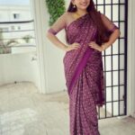 Nakshathra Nagesh Instagram – Wearing @srinivi_collectionz @abarnasundarramanclothing 🥳 #beingsaraswathy #tamizhumsaraswathiyum