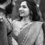 Nakshathra Nagesh Instagram – A life time of celebration! #NakshufoundherRagha #postweddingcelebration #comingsoon ❤️
@haran_official_ 

@sankalptheboutique @mani_stylist_ @profile_makeover @chella_hair_makeup @themadrastrunk