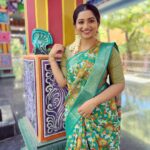 Nakshathra Nagesh Instagram – Having so much fun #beingsaraswathy the last couple of days! Thank you for enjoying it with me #instafam ❤️ #tamizhumsaraswathiyum