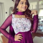 Nakshathra Nagesh Instagram - @tag_a_clothing_brand, not only does this looks so pretty, it feels BEAUTIFUL. So comfortable and what a fit! 🌸 love love love love this!! 📸 by 🎵