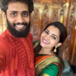 Nakshathra Nagesh Instagram – Wishing you a very HAPPY VISHU posting pictures from our thala Tamizh Puthandu! 🥳❤️ everyday is truly a celebration! #newyear 

Saree @elegant_fashion_way