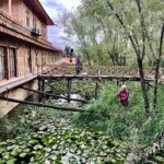 Nandita Das Instagram - Can’t experience #kashmir without shikara and houseboats. A work of art and tranquility when at the Nageen Lake.