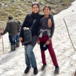 Nandita Das Instagram – In the snow…actually ice! #kashmir