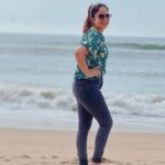 Nandita Swetha Instagram - An affair with the beach🏝🏖⛱ . #beach #sand #sky #mahabalipuram