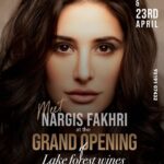Nargis Fakhir Instagram - Hello Gurgaon! I’m coming to your city on the 23rd April to inaugurate the oldest and the largest wine store in Gurgaon called L1 Lakeforest Wines @lakeforestwinesindia sector 17/18. Can’t want to inaugurate the store. I’M very excited to meet you, are you? . . . . . #nargisfakhri #bollywood #grandopening #innauguration #lakeforestwines #lfw #events #eventsandphotos #winestore #firsttime #biggeststore #liquorshop #wineshop #nargis #nargisfakhribollywoodqueen #nargisfakhrihot #nargisbeauty Lakeforest Wines - L1