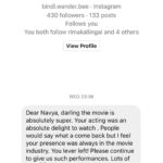 Navya Nair Instagram – Reviews for oruthee 🔥🔥🔥
Abhilash pillai , writer of night drive , patham valavu ..