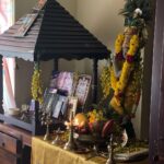 Navya Nair Instagram – Vishu with grand parents❤️❤️❤️