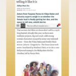 Navya Nair Instagram - Thank you The Hindu for recognizing and acknowledging change. Humbled and honored to be featured in this alongside such phenomenal talents ♥️✨