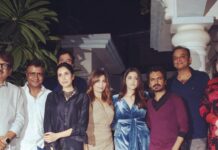 Nawazuddin Siddiqui Instagram - It was fun hosting my team #NooraniChehra for the Wrap Up Party at my residence #NAWAB @nupursanon @sonnalliseygall @kumarmangatpathak #RajeevMalhotra @sharmadeepakr @suniel9 @gorgeousneeta