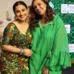 Neha Dhupia Instagram – The joy When you reunite with one of your all time favourites… I love humari Sullu @balanvidya #delhi #eventdiaries #womensupportingwomen #vidyabalan #nehadhupia 📸 @lakshaysachdevaphotography