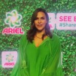 Neha Dhupia Instagram - In a thought-provoking conversation at the @ariel.india #ShareTheLoad event with @vidyabalan , #ShimitAmin and #SharatVerma, we spoke of how our unconscious biases are coming in the way of men seeing women as equals and sharing the load equally with them. Household chores cannot be only a woman’s job. In today’s day and age, we need to ensure that the husband and wife are taking equal responsibility for all household chores. And the more imagery and stories we see of a husband and wife taking up this responsibility together, the more it will get normalized, and we will move away from stereotypical gender roles. I am happy to partner with @ariel.india to take this conversation forward, so that we can all work towards a more equal tomorrow – a happier tomorrow! #sharetheload #collaboration