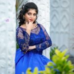Papri Ghosh Instagram - Dressing up and look pretty is something we all like to do 😃 Costume- @zyr_designingstudio Jewels- @zyr_rental Mua- @vasanthi_makeover Clicks- @magiclens.studio #gown #blue #bluegown #actress #new #latest #photoshoot #suntv #serial #pandavarillam #kayal #paprighosh