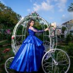 Papri Ghosh Instagram - We feel like real princess on our birthday because of our loved ones 👸 Costume- @zyr_designingstudio Jewels- @zyr_rental Mua- @vasanthi_makeover Clicks- @magiclens.studio #birthday #special #princess #blue #gown #lovedones #actress #paprighosh #tamilserial #suntv