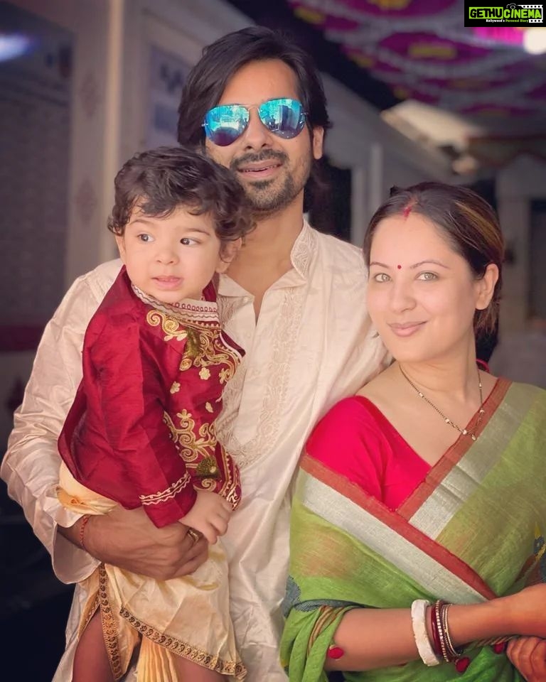 Pooja Bose Instagram - Poila boisakher subhechha from us to all 🙏🙏